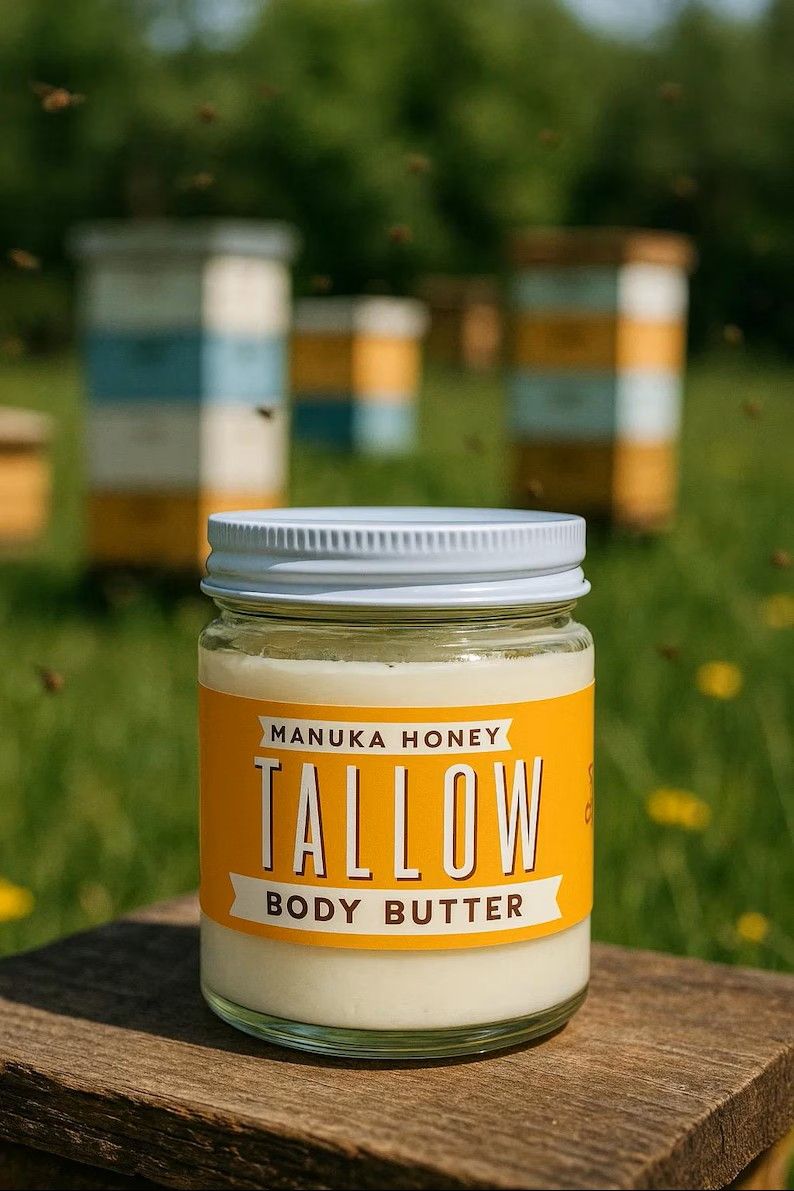 Manuka Honey &amp; Rosehip Tallow Body Butter