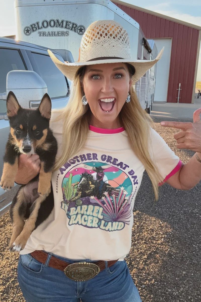 Barrel Racer Land T-shirt