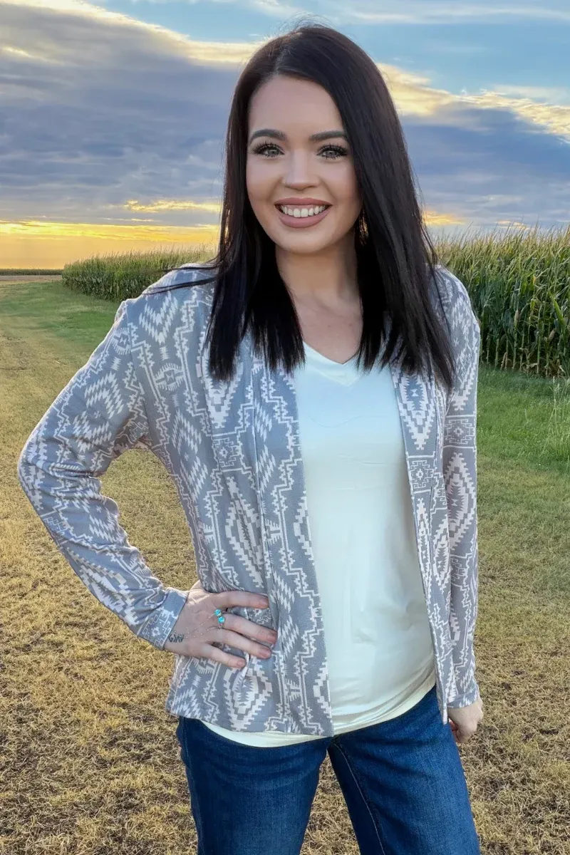 Smoke Over Sand Cardigan