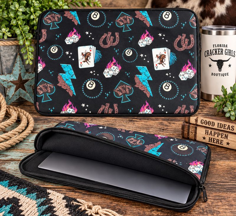 Cowgirl Charm Laptop Case