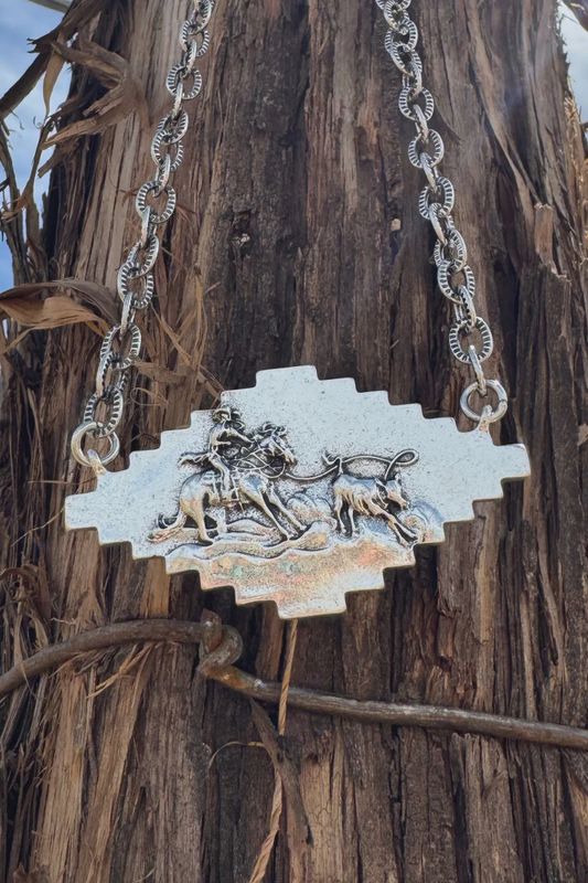 Calf Roper Necklace