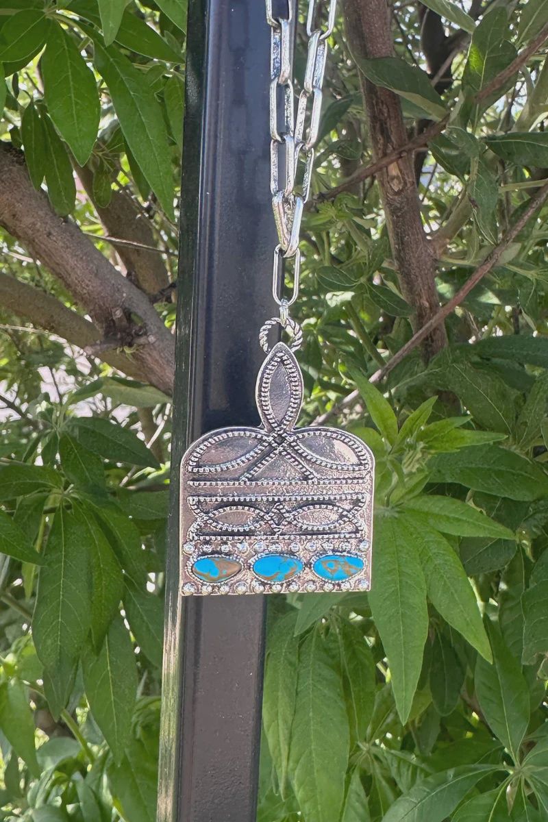 Stitched In Stone Necklace (Small Stones)