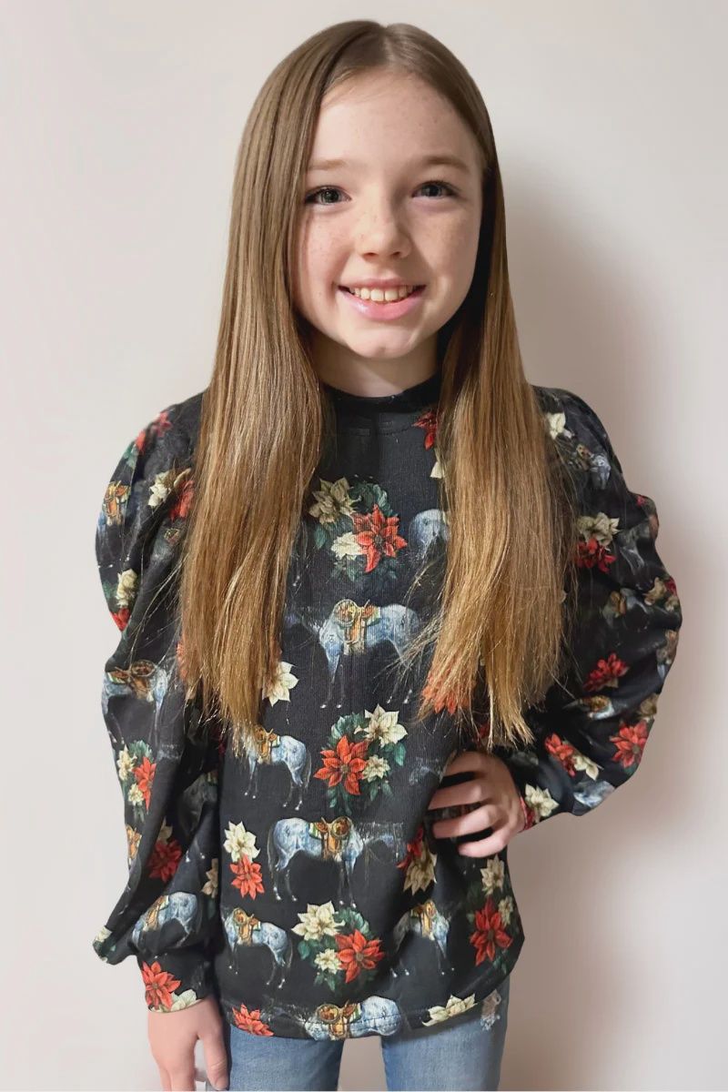 Roan in Bloom Top - Youth Sizes