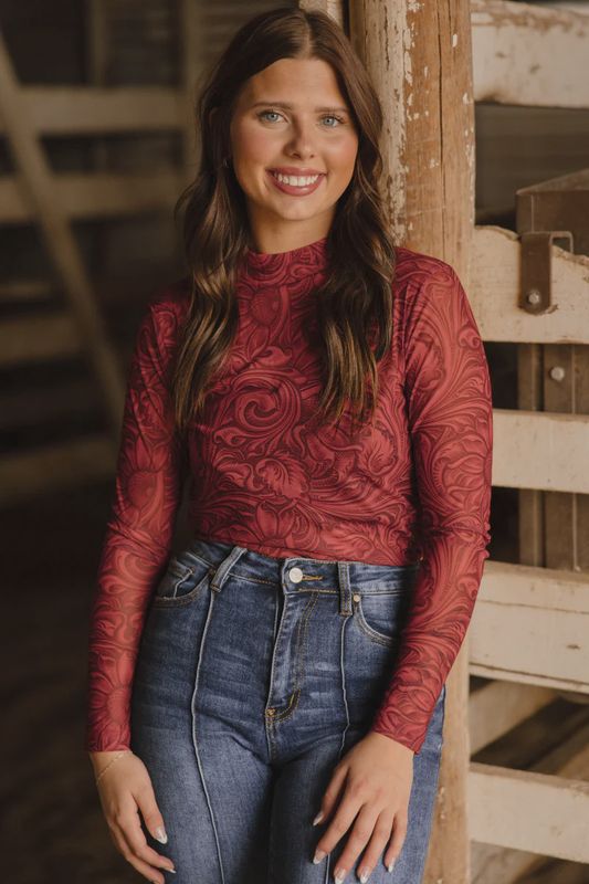 Tooled In Mesh - Red