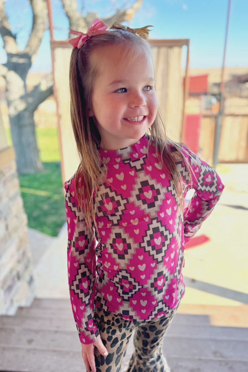 Struck By Cupid Mesh Top - Youth