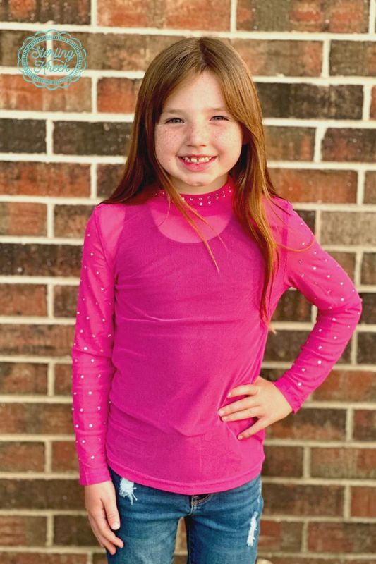 Only Prettier Mesh Top - Youth