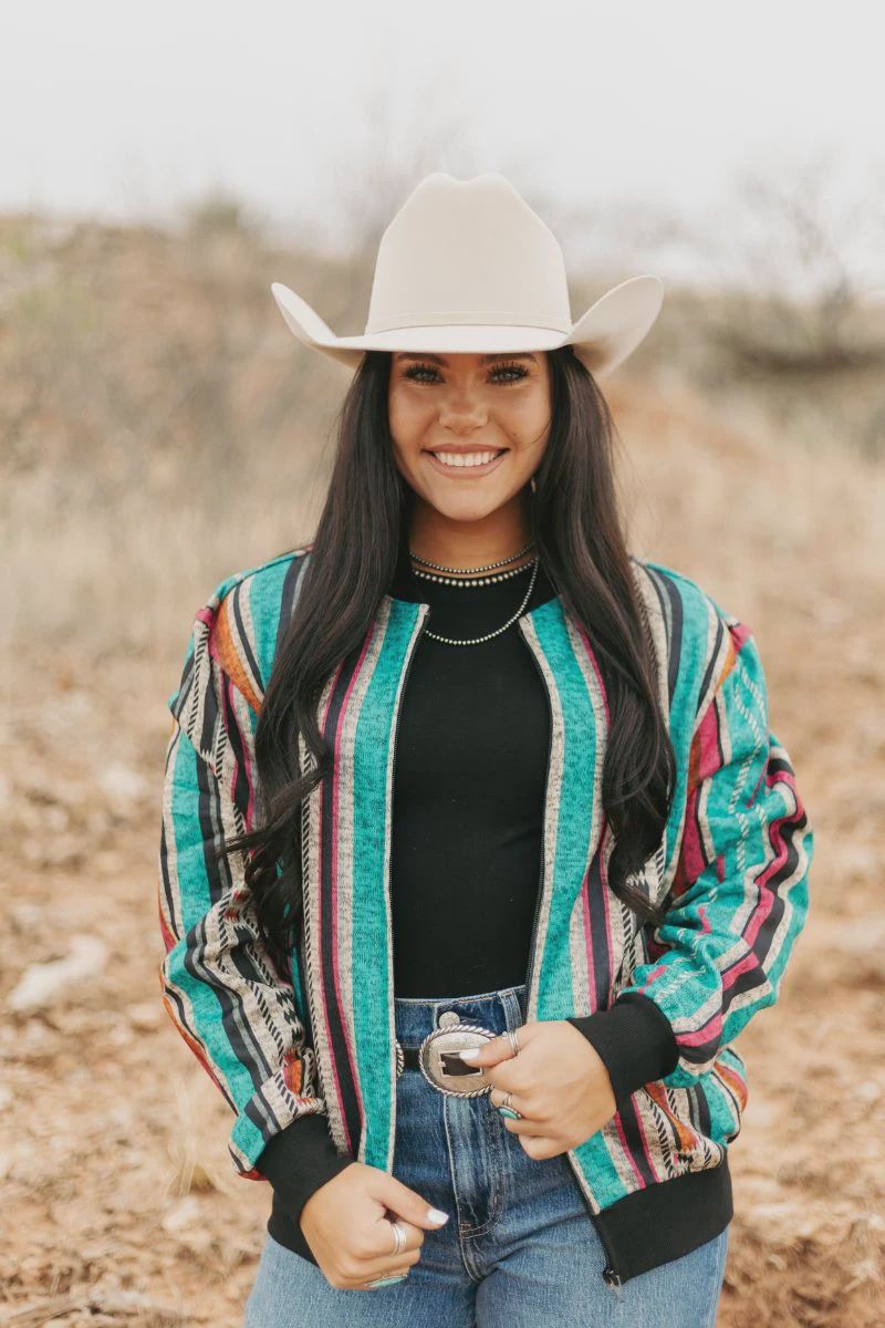 Long Time Coming Bomber Style Jacket