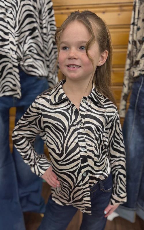 Safari Cowgirl Button Up - Youth Sizes