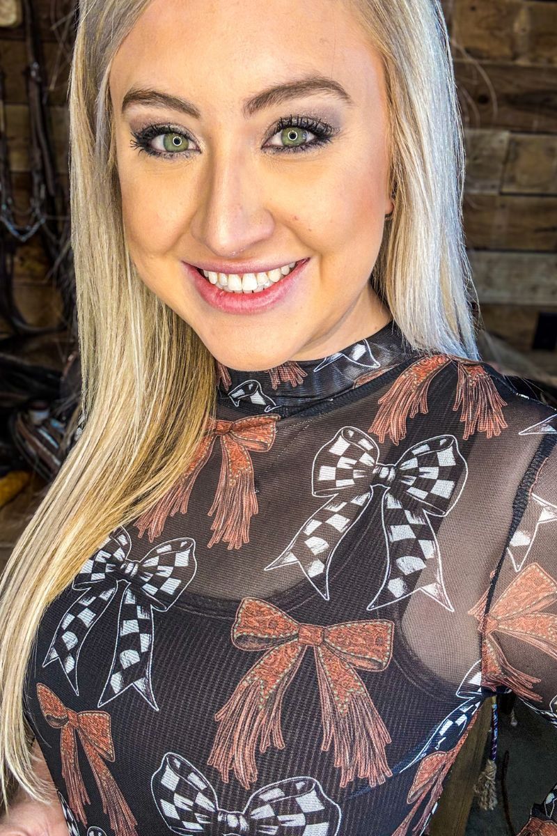 Just a Girl Mesh Top