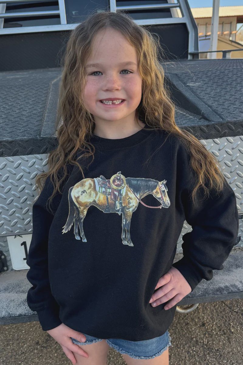 Buckskin Pullover in Black - Youth Sizes