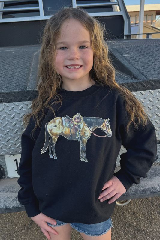 Buckskin Pullover in Black - Youth Sizes