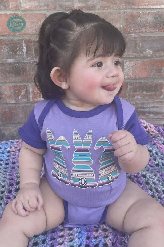 Serape Bunny Baby Onesie