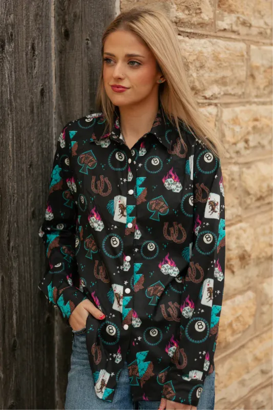 Cowgirl Charm Button Up Show Shirt