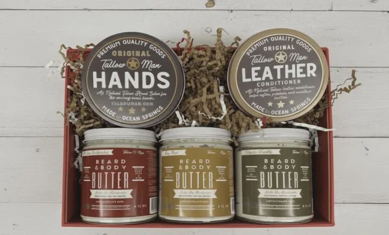 Tallow Man Deluxe Grooming Gift Box