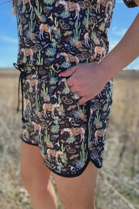 Cactus Run Shorts