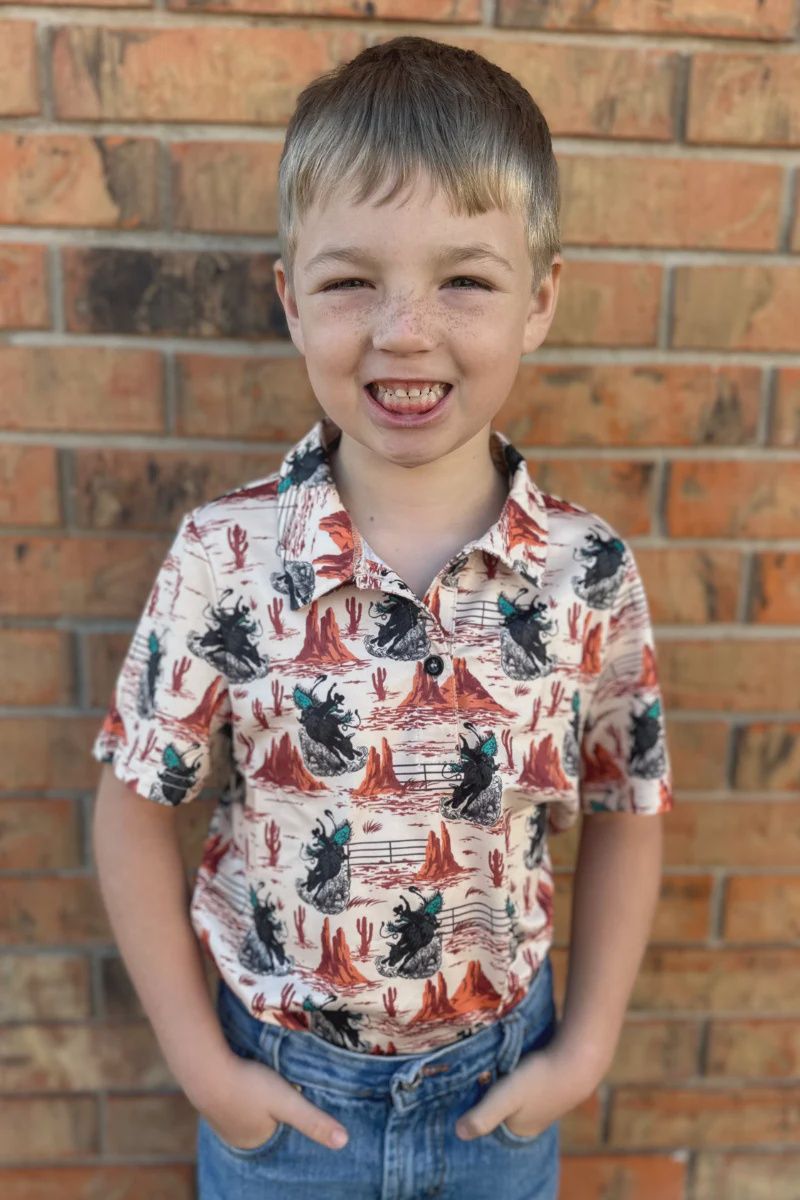 Golden Buckaroo Polo - Youth sizes