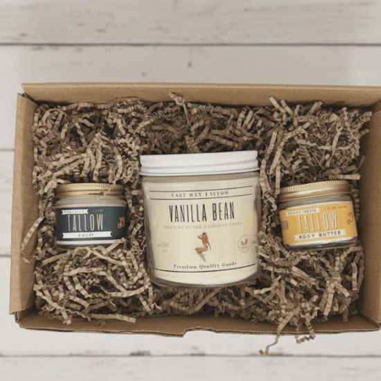 Candle &amp; Skin Care Gift Set