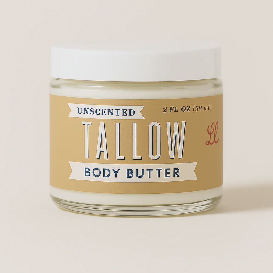 Unscented Whipped Tallow Body Butter