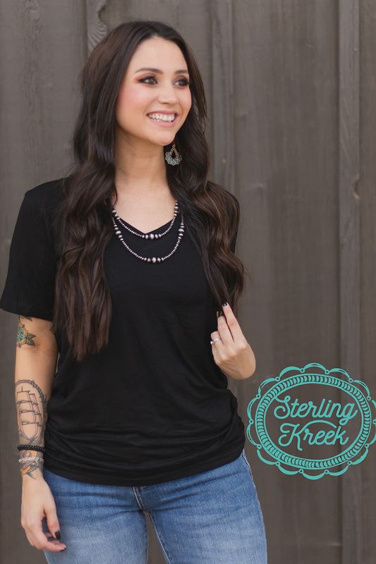 Simple Sterling In Black