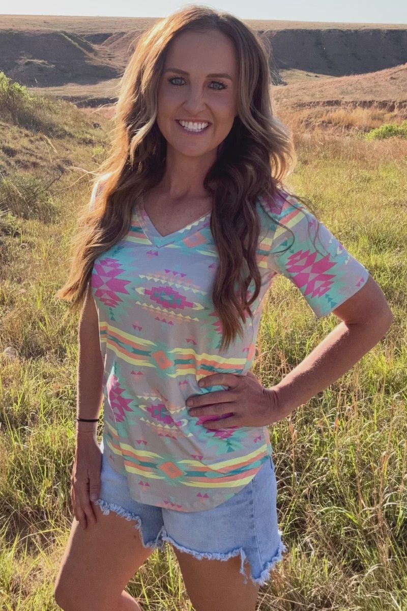 Aztec Daydream Top