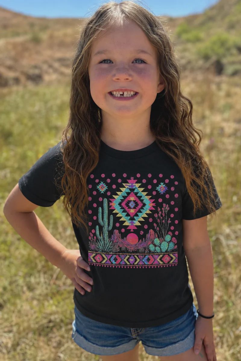 Boho Desert in Black - Youth sizes