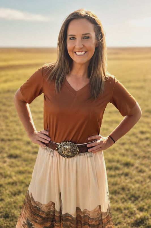 Simple Sterling Saddle Brown