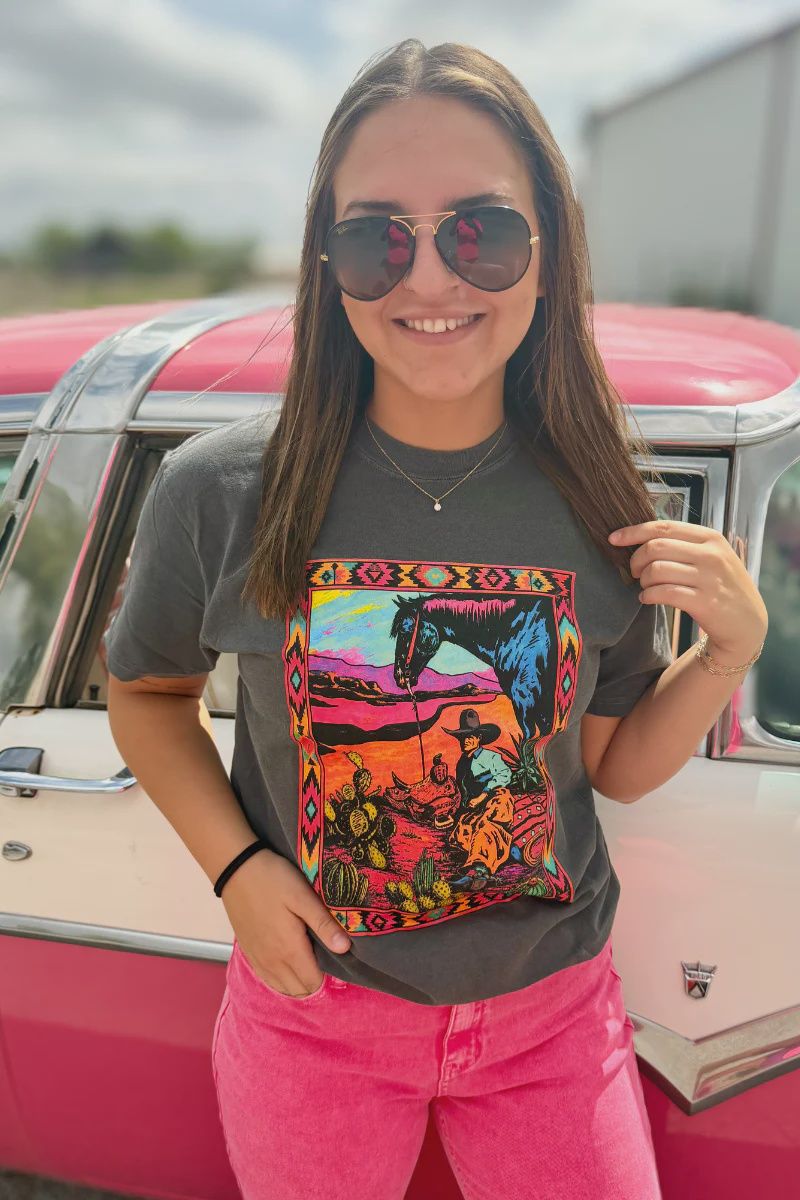 Neon Desert Drifter Tshirt