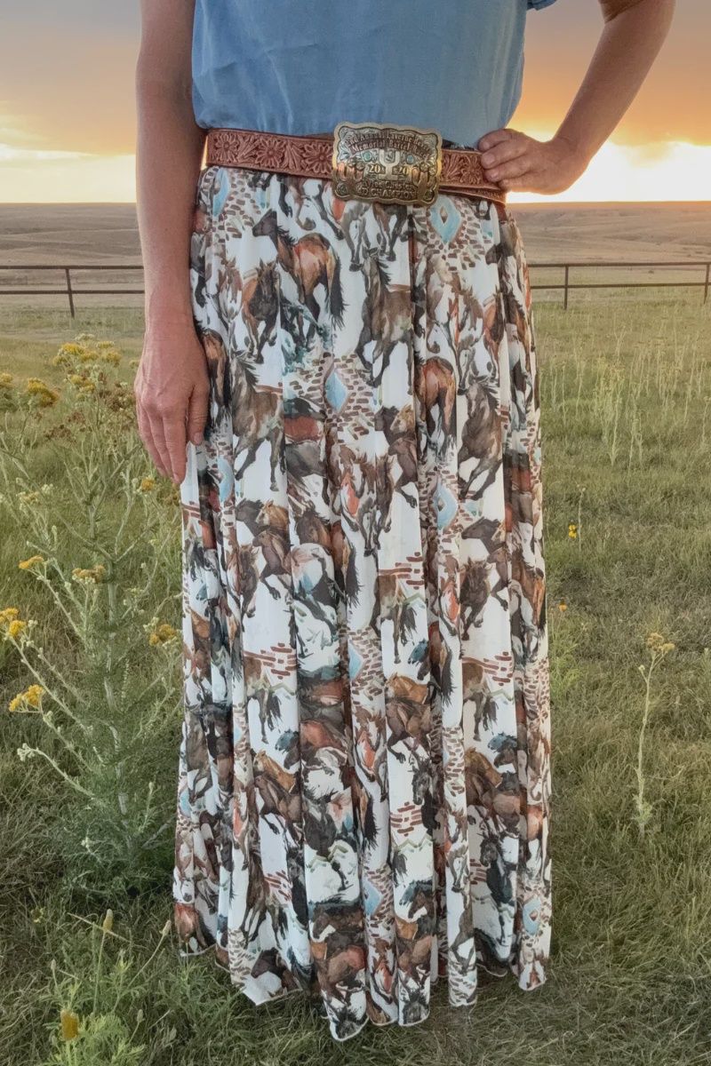 Open Range Maxi skirt
