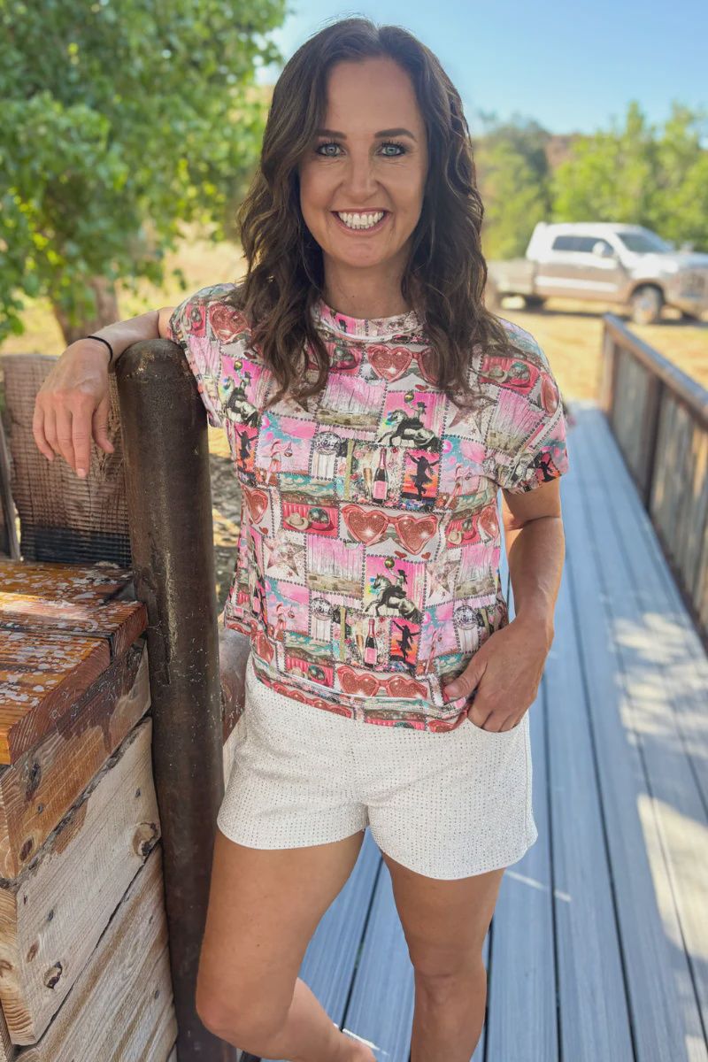 Glitter and Grit Top