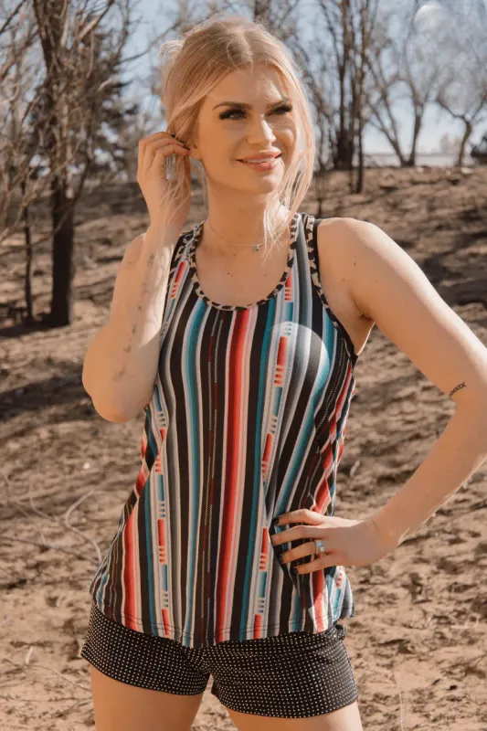 Somewhere In Serape Tank Top