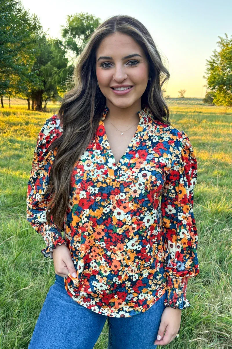 Sunset Garden Top