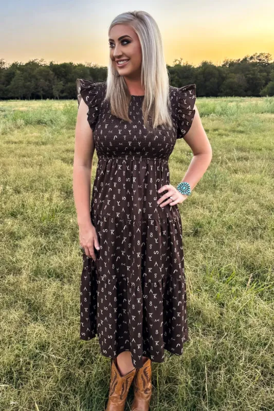 Ranch Stamped Dress