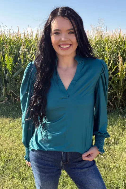 Canyon Call Top - Teal