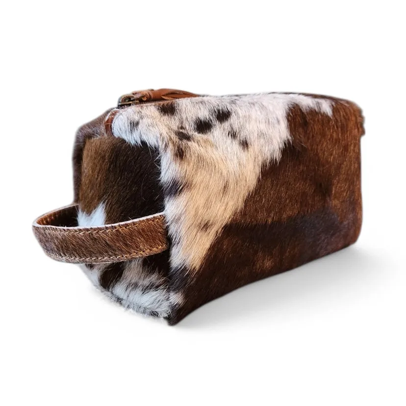 Cowhide Make-Up Bags