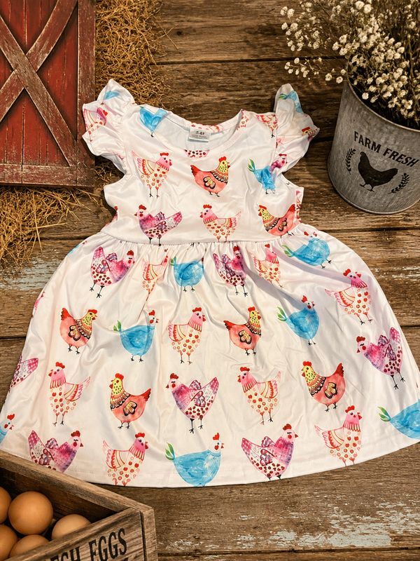 Little Chickadee Farm Dress