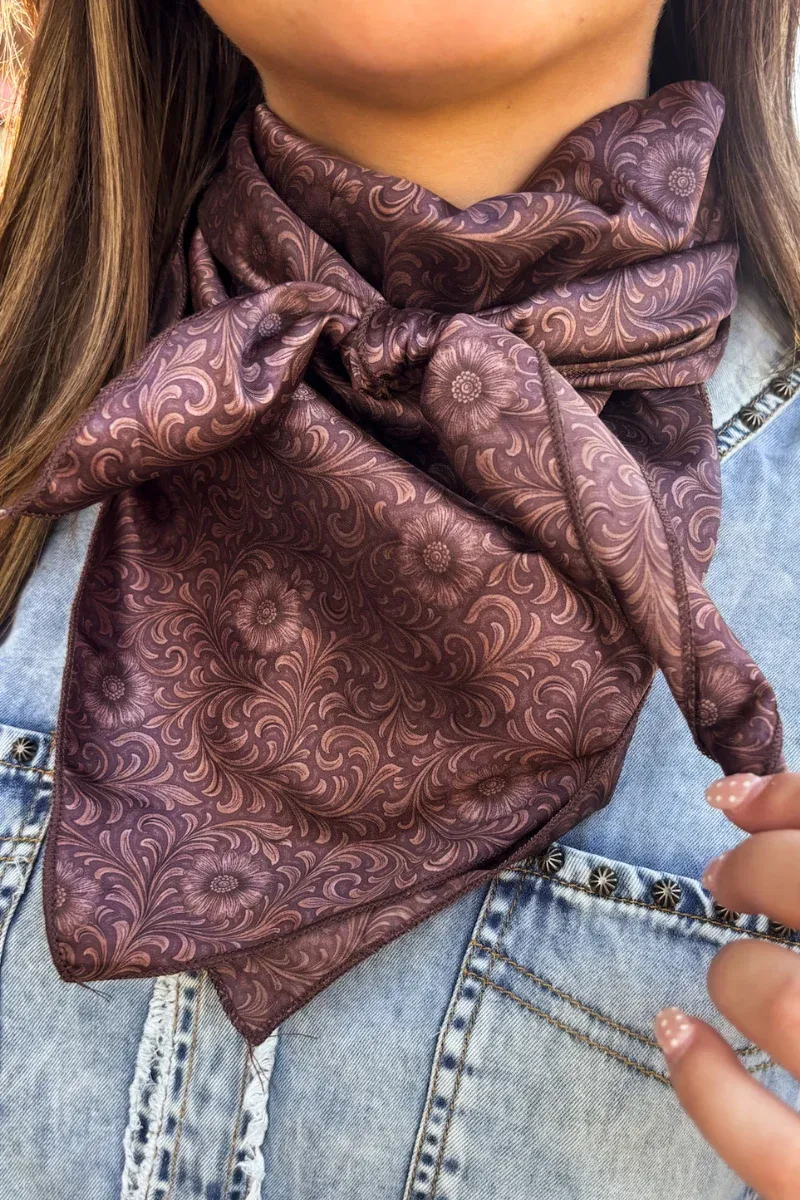 Bronzed Bloom Wild Rag
