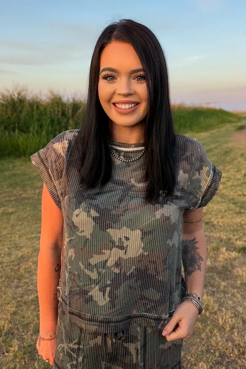 Canyon Camo Top