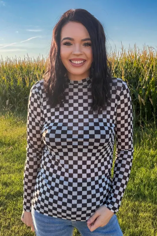 Round The Track Mesh Top