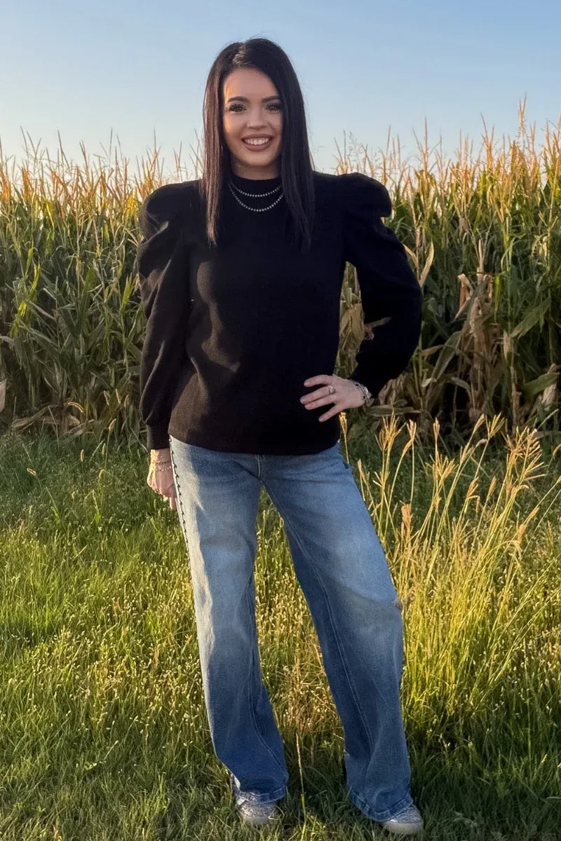 Ranch Road Top - Black
