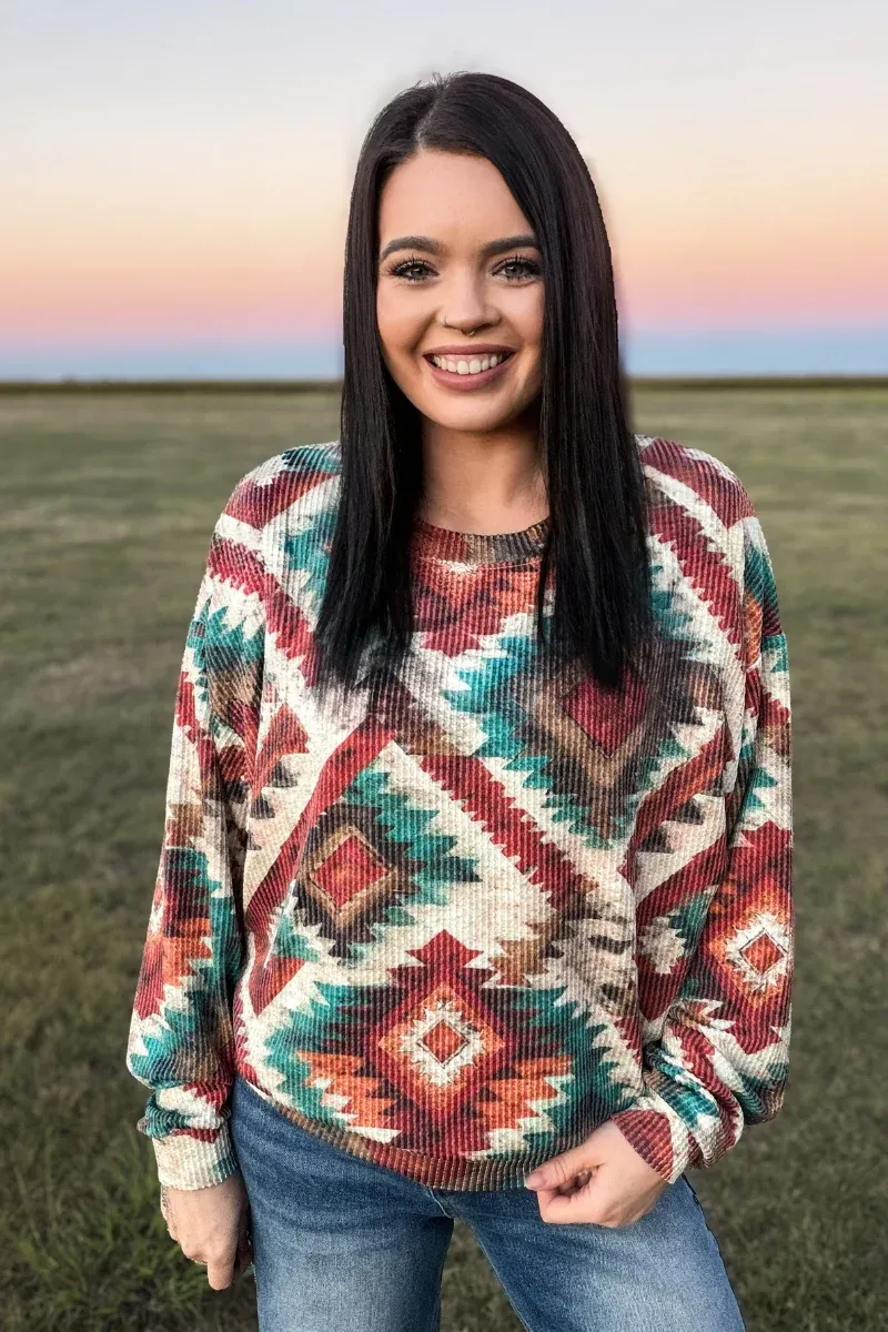 Country Rust Pullover