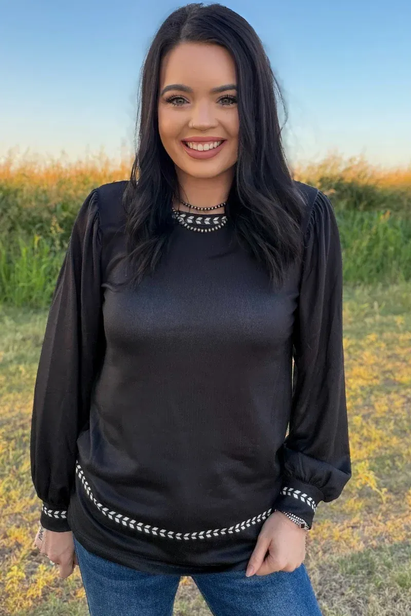 Buckstitch Charm Top