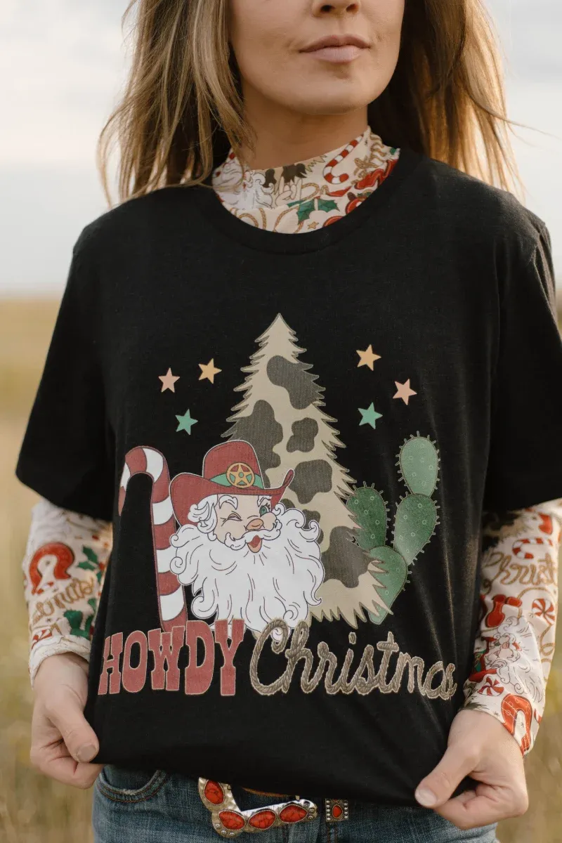 Howdy Santa Tee