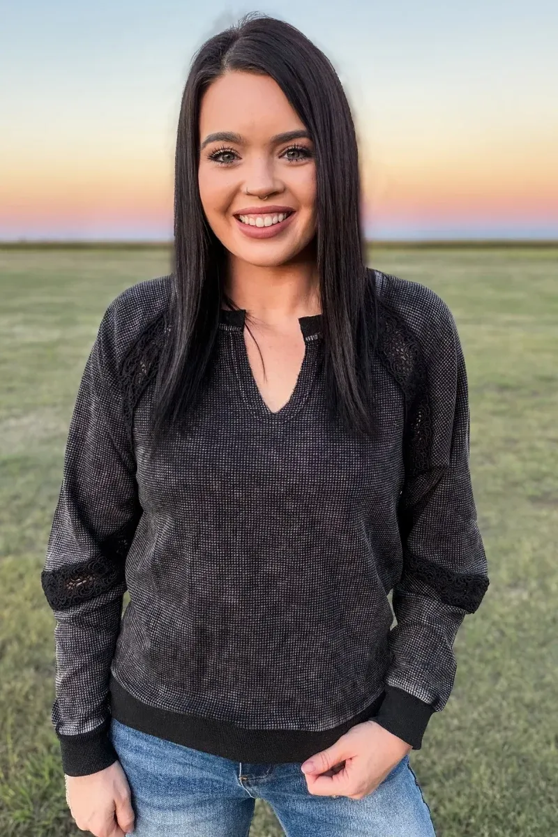 Cowgirl Chic Top - Black