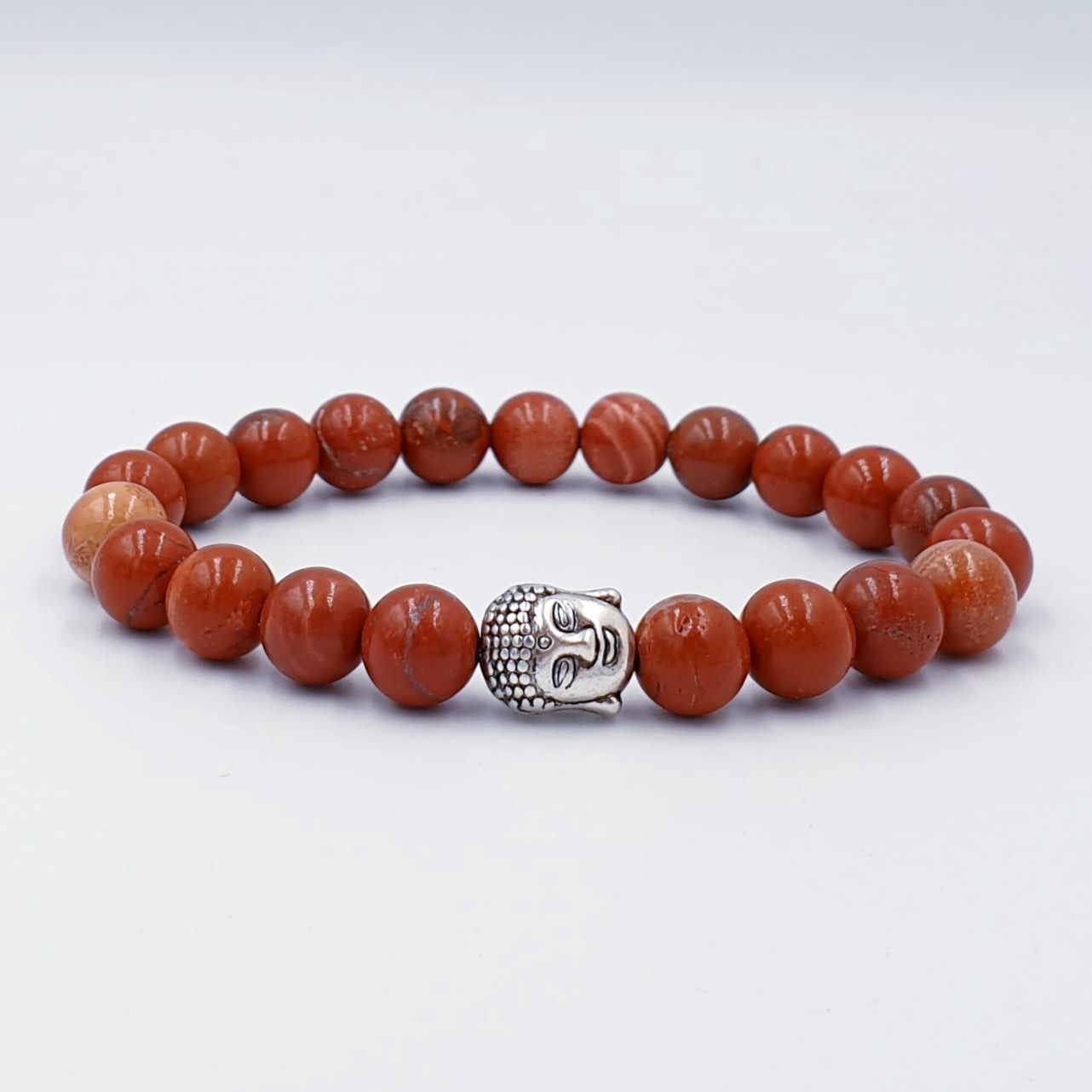 Red Jasper 8mm Buddha