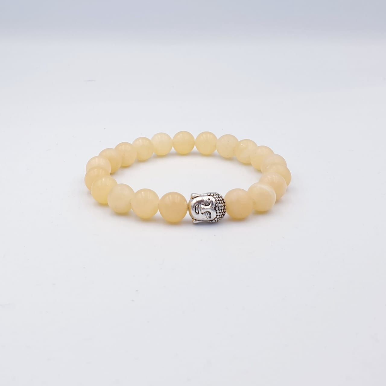 Yellow Calcite 8mm Buddha CC