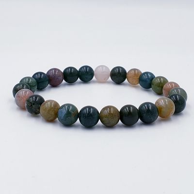 Green Indian Agate 8mm
