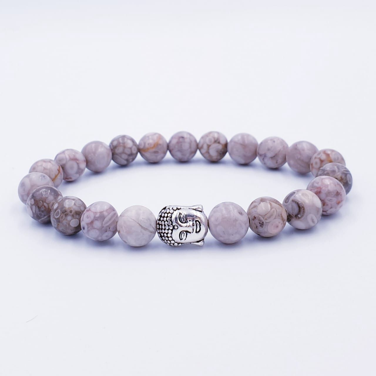 Maifanite 8mm with Buddha Charm