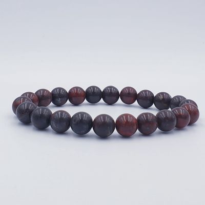 Dark Red Brecciated Jasper 8mm