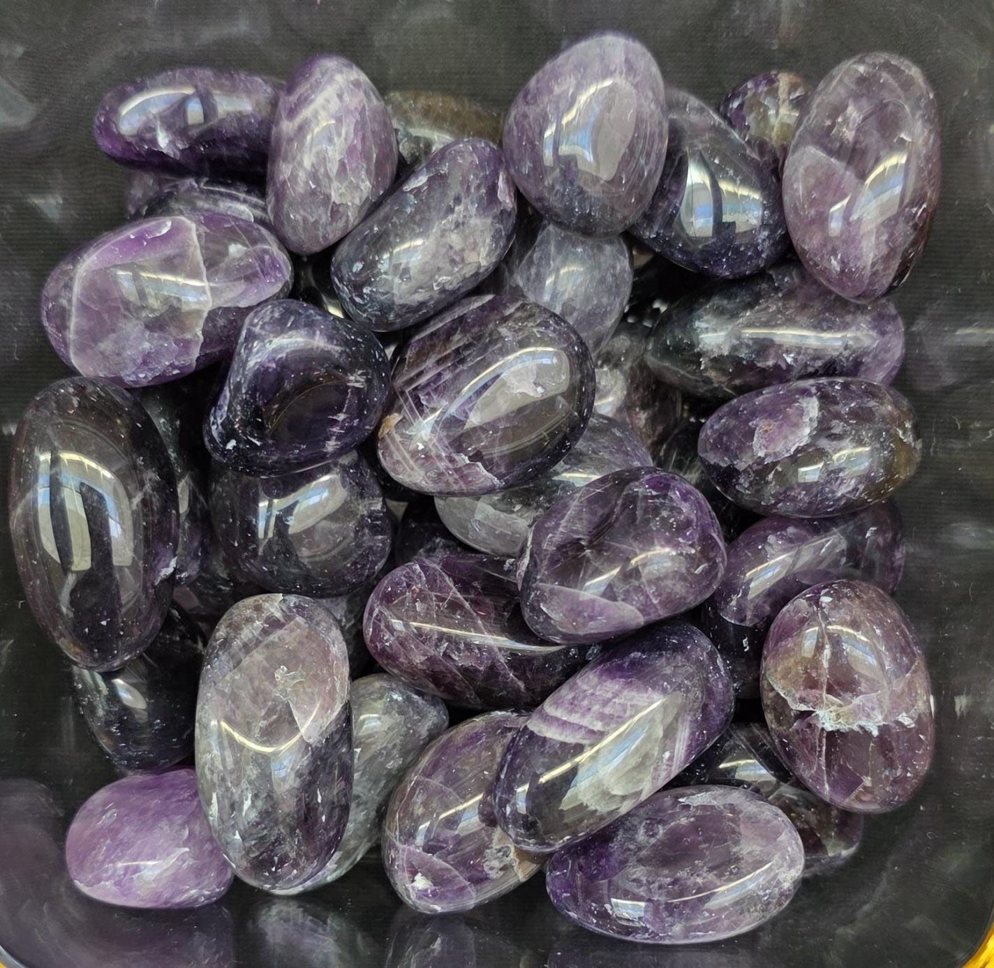 Amethyst Tumbled Gemstone 15-20mm 100g Pack