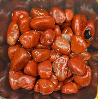 Red Jasper Tumbled Gemstone 15-20mm 100g Pack